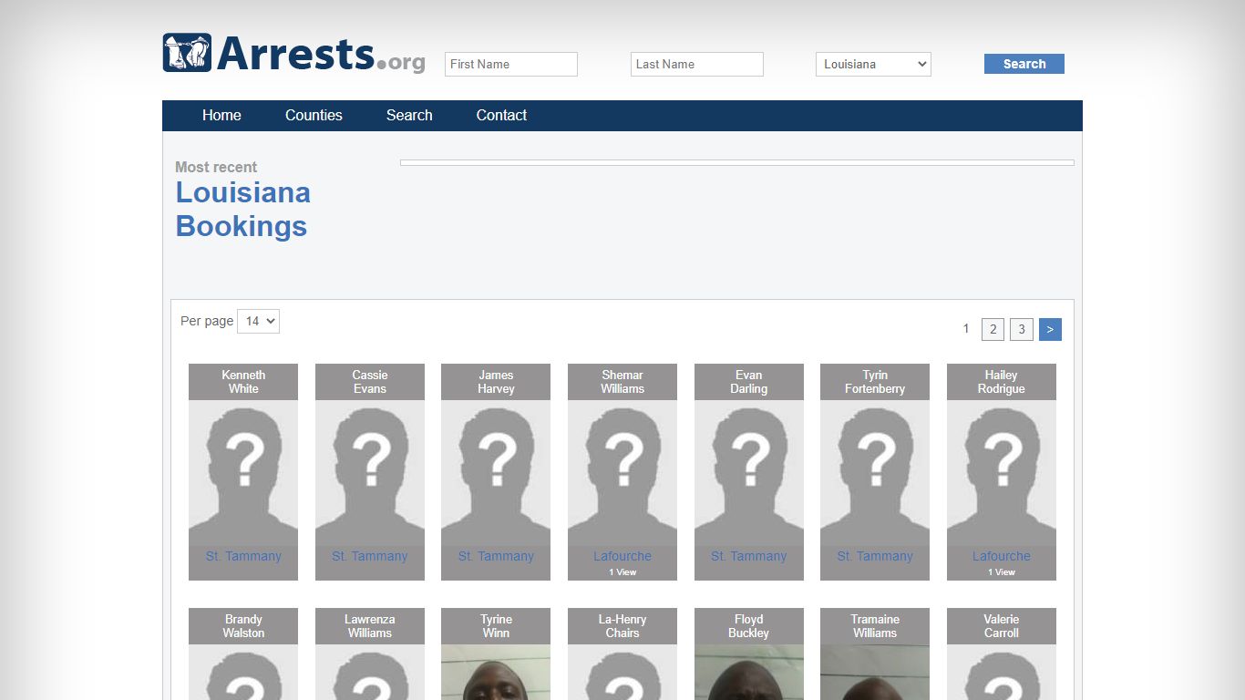Louisiana Arrests and Inmate Search